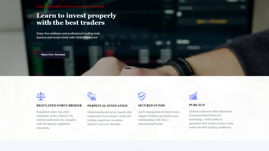 Globetrendinvest — отзывы, как вернуть деньги